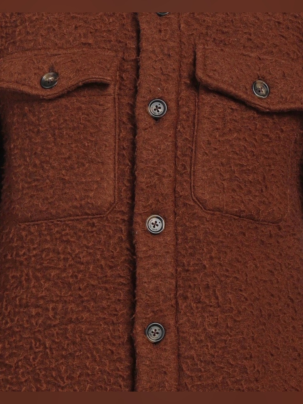 Manuel Ritz Brown/Tan Shirt Jacket - Picture 16 of 16
